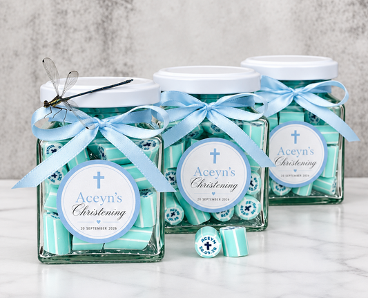 Custom candy gifts for Christening